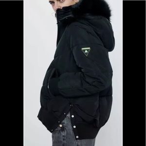 Zara puffer jacket, Brand new